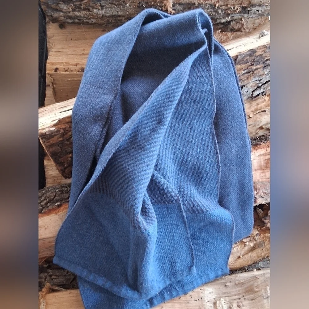Men's Blue Sweater Scarf